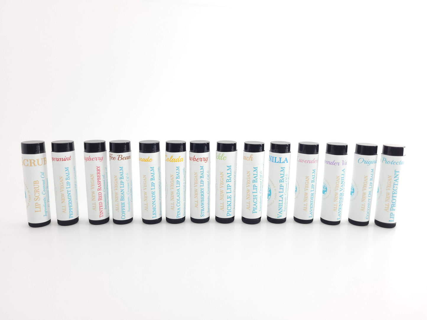10 Pack of Vegan Lip Balms