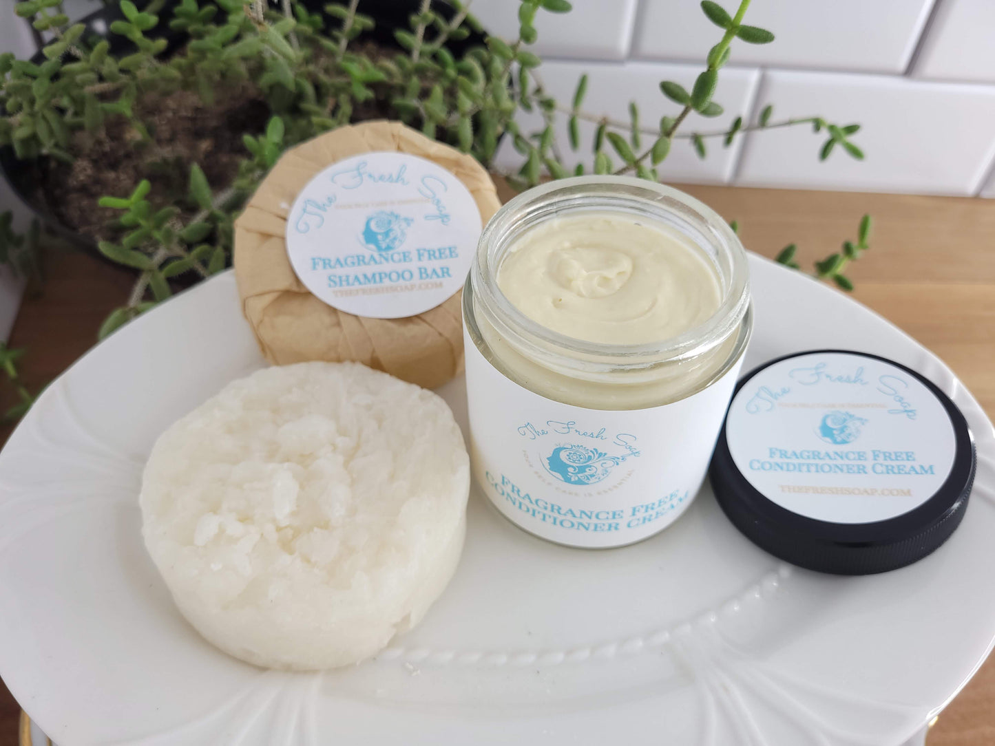 Fragrance Free Shampoo and Hair Conditioner Cream