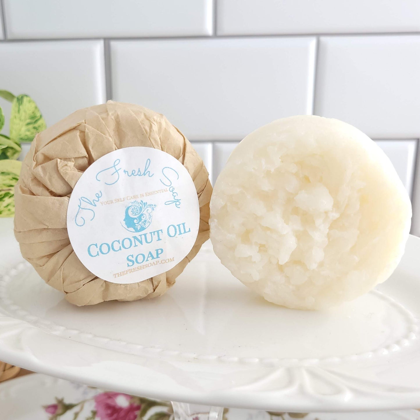 Coconut Oil Bar Soap -Unscented