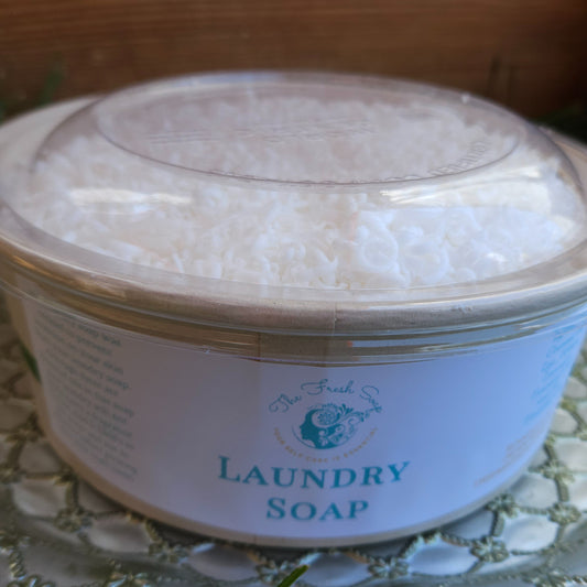 Laundry Soap - Made from Coconut Oil Infused with Lavender and Fir Essential Oils