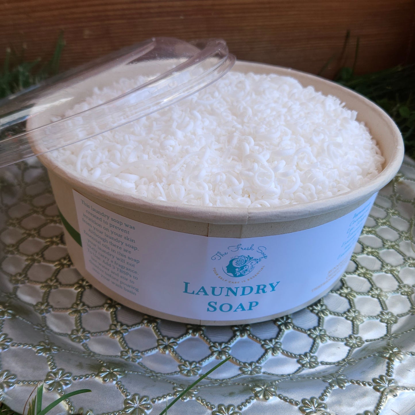Laundry Soap - Made from Coconut Oil Infused with Lavender and Fir Essential Oils