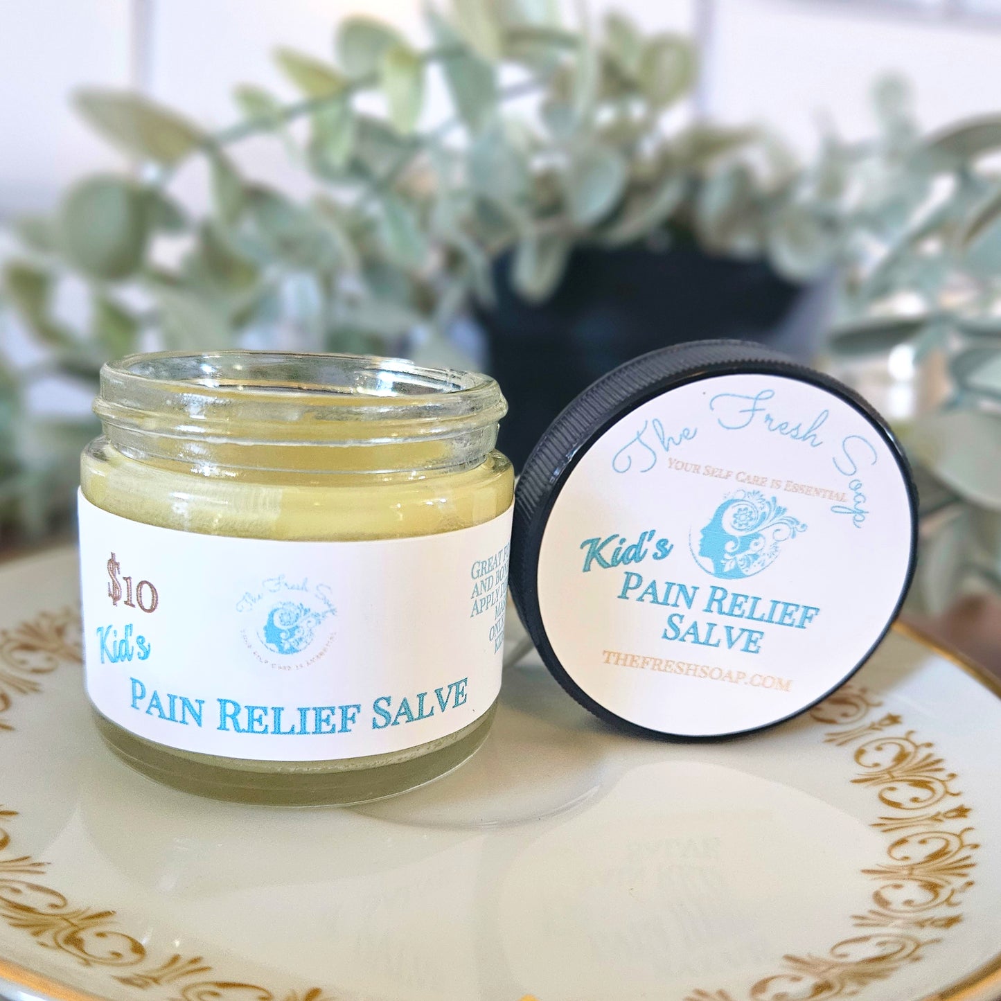 Kid's Pain Relief Salve, Great for growing pains, and muscle aches