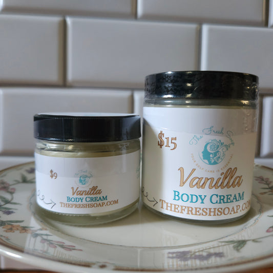 Vanilla Vegan Handmade Oatmilk Body Cream