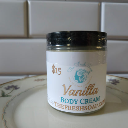 Vanilla Vegan Handmade Oatmilk Body Cream