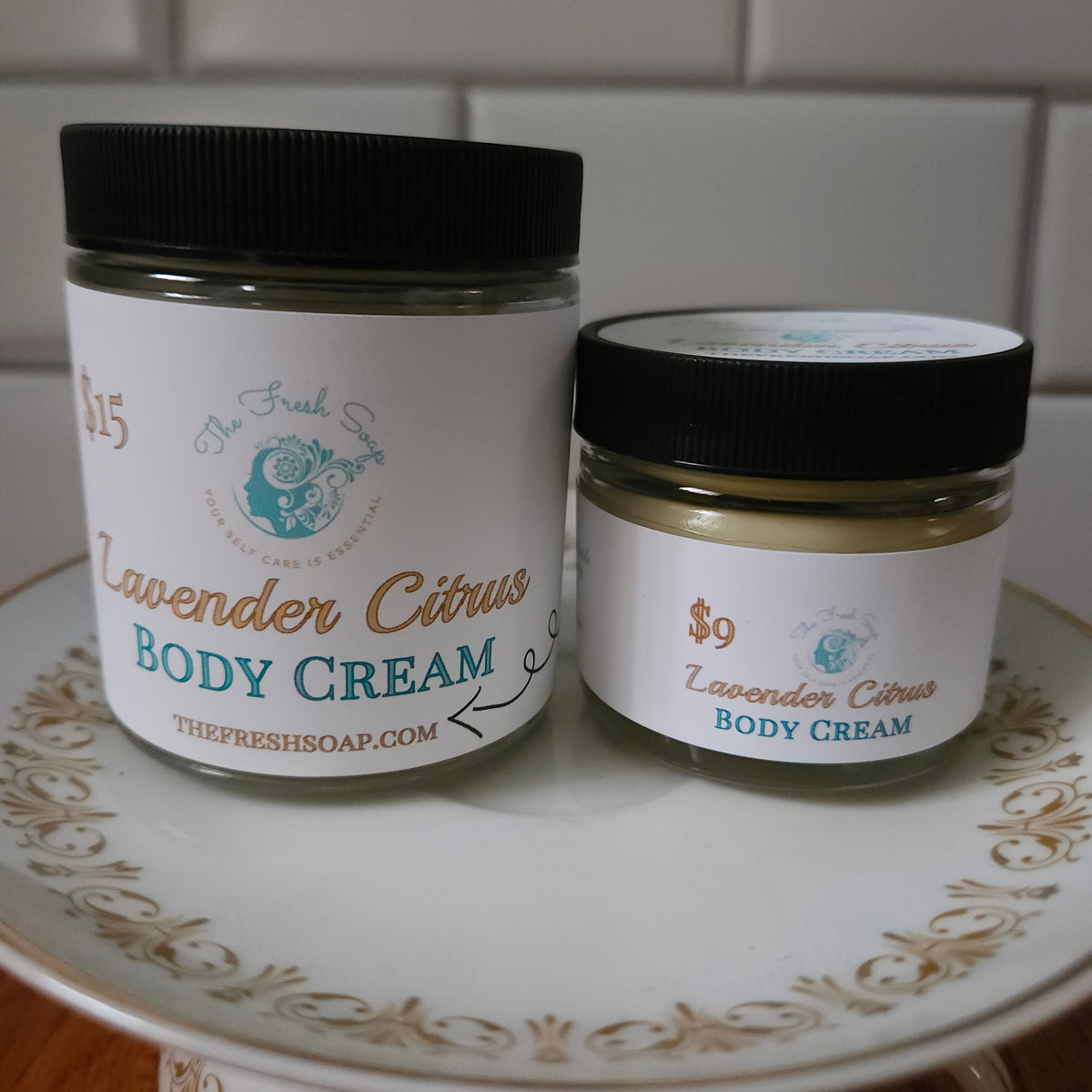 Lavender Citrus Vegan Handmade Oatmilk Body Cream