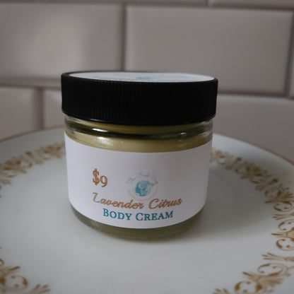 Lavender Citrus Vegan Handmade Oatmilk Body Cream