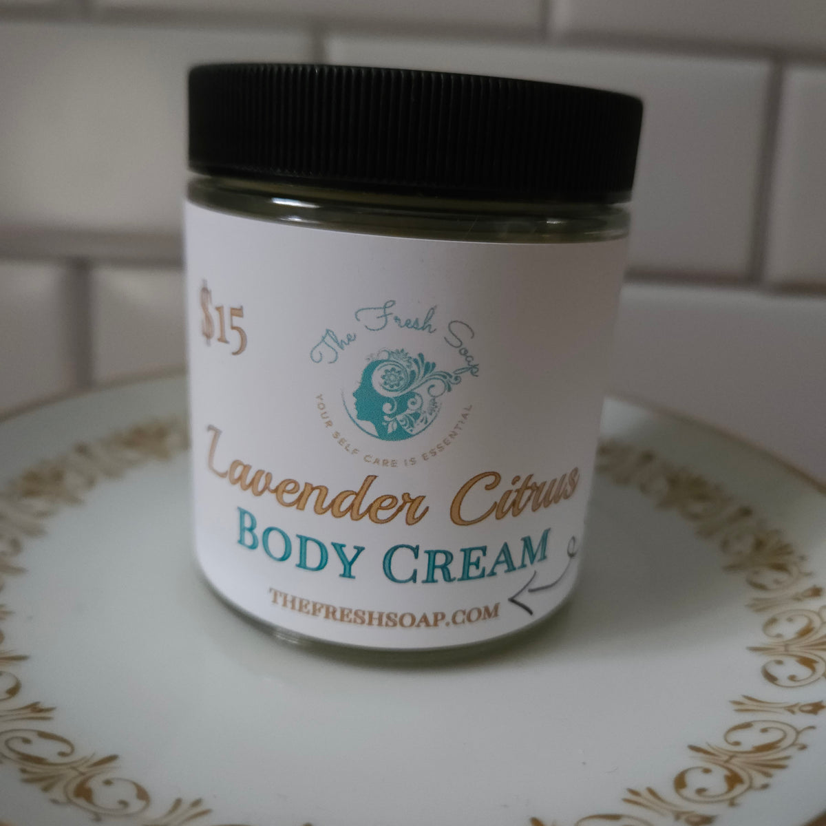 Lavender Citrus Vegan Handmade Oatmilk Body Cream