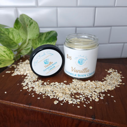 Vanilla Vegan Handmade Oatmilk Body Cream